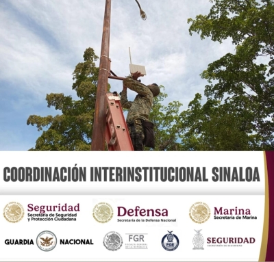 Realizan militares operativo para el retiro de c&aacute;maras de videovigilancia Irregulares en lugares p&uacute;blicos