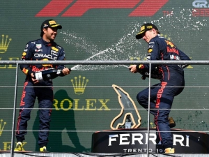 Max Verstappen reina en el GP de B&eacute;lgica; 'Checo' fue segundo