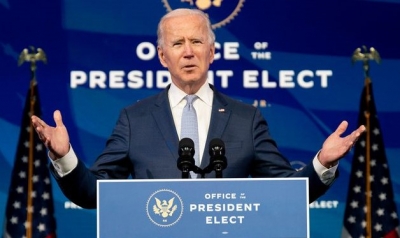 El presidente electo de Estados Unidos, Joe Biden