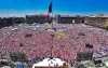 La 'Marea Rosa' inunda el Z&oacute;calo en la CDMX; m&aacute;s de 95 mil ciudadanos llaman a la unidad nacional
