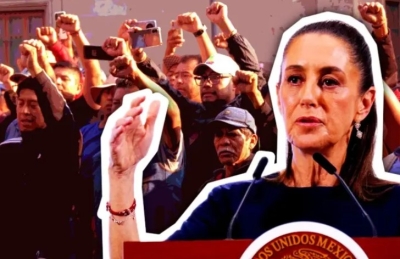 Claudia Sheinbaum rechaza reunirse con la CNTE; "di&aacute;logo sigue con Secretarios"