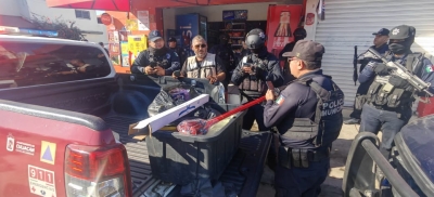 En v&iacute;speras de Navidad, aseguran y retiran en Culiac&aacute;n 80 kilos de pirotecnia