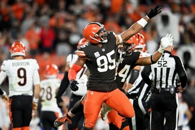 Cleveland aplasta a Cincinnati 32-13 en el cl&aacute;sico 'Monday Night'