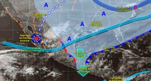 La segunda tormenta invernal de la temporada, generar&aacute; ambiente muy fr&iacute;o a g&eacute;lido y lluvias puntuales fuertes en Sinaloa y Durango;