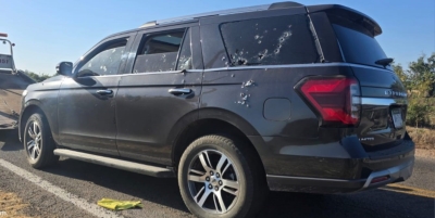 Aseguran 5 vehículos con impactos de arma de fuego; 2 cuentan con reporte de robo