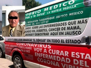 Detienen a m&eacute;dico &lsquo;patito&rsquo; que dec&iacute;a curar el coronavirus y otras enfermedades