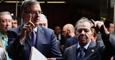 Mu&ntilde;oz Ledo amenaz&oacute; a Marcelo Ebrard con expulsarlo de Morena