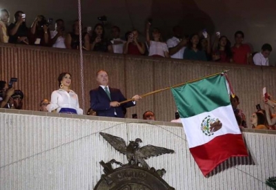 Ceremonia del Grito en Sinaloa para 500 personas y con medidas preventivas
