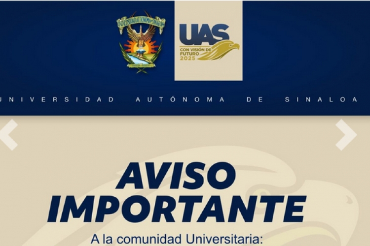Tambi&eacute;n en la UAS suspenden las clases por las lluvias, esta tarde