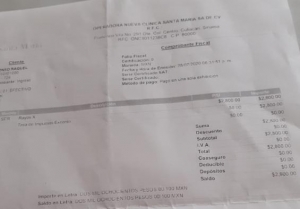 Denuncian abusos en cobros por servicio m&eacute;dico privado, ahora contra la Cl&iacute;nica Santa Mar&iacute;a