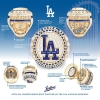 Los Dodgers recibieron sus anillos de campeones que incluyen 34 zafiros en honor al &#039;Toro&#039; Valenzuela