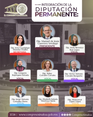Diputado Manuel Guerrero Verdugo asume la presidencia de la Diputaci&oacute;n Permanente del Congreso del Estado