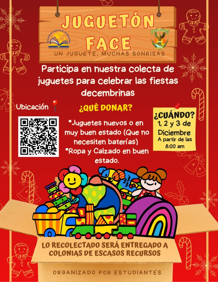 Estudiantes de la Facultad de Ciencias de la Educaci&oacute;n invitan a participar en el Juguet&oacute;n FACE