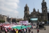 X&oacute;chitl G&aacute;lvez arenga a la Marea Rosa: &lsquo;Abriremos las puertas de Palacio Nacional&rsquo;