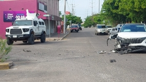 Tiroteo entre civiles y Guardia Nacional en calles de la colonia Hidalgo, en Culiacán