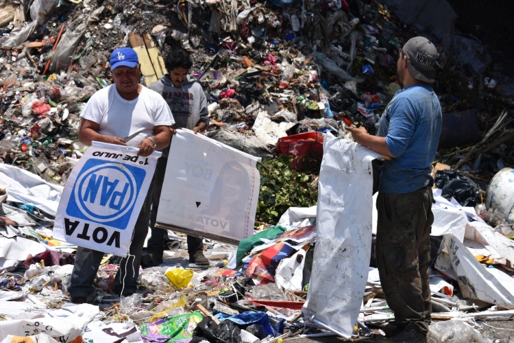 Prevén 10 mil toneladas de basura por elecciones en la Ciudad de México