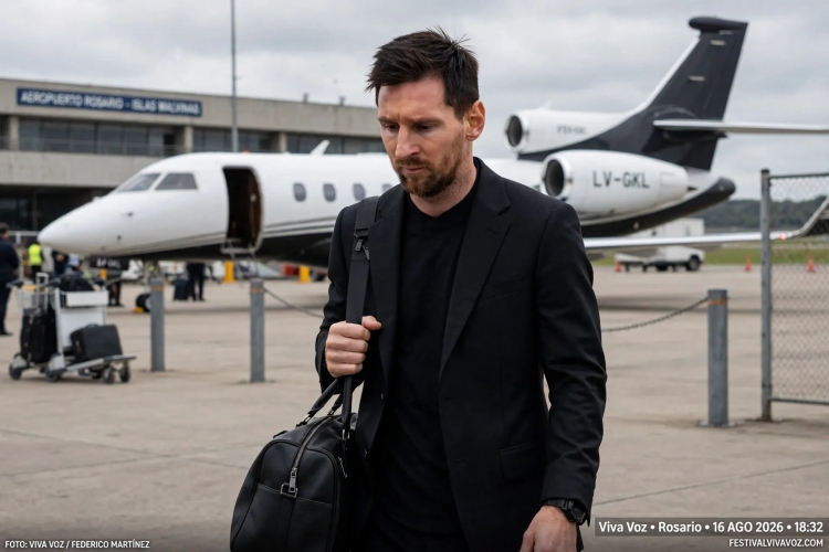 Llega Messi a Argentina para el funeral de su pap&aacute;