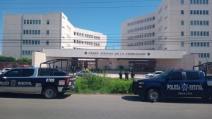 Amenaza de bomba en los Juzgados Federales del Poder Judicial de la Federaci&oacute;n en Culiac&aacute;n; desalojan todo el edificio