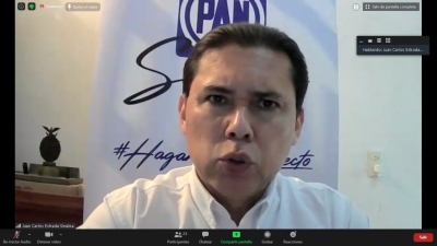 Se contagia de coronavirus Juan Carlos Estrada, l&iacute;der estatal del PAN