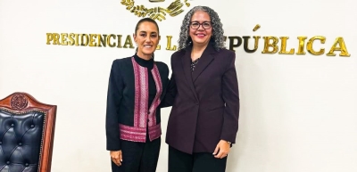 Revisan estrategia de Seguridad Sheinbaum y la mandataria sinaloense Graciela Dom&iacute;nguez, en su primer encuentro oficial en CDMX