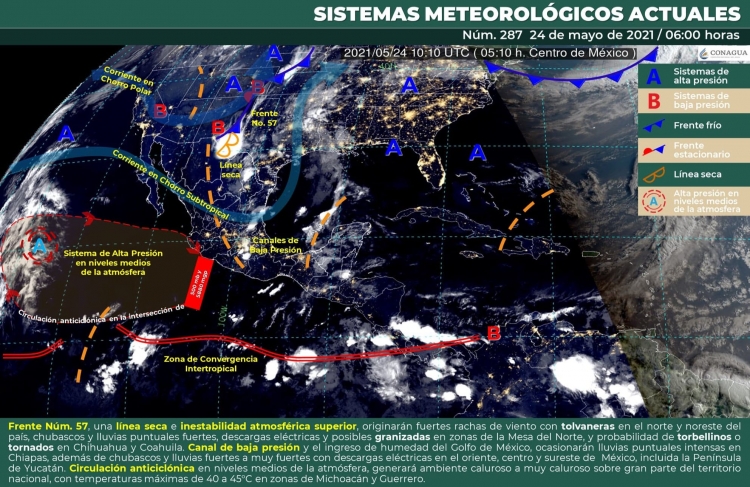 Fuertes calores se mantienen en Sinaloa