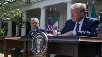 AMLO prefiri&oacute; evitar roces con Trump al no hablar del muro