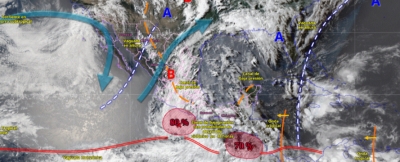 Tormenta tropical Boris impactar&aacute; territorio mexicano en un par de horas