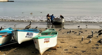 Pescadores de Playa Norte tiene ya 15 d&iacute;as sin trabajar por marejadas