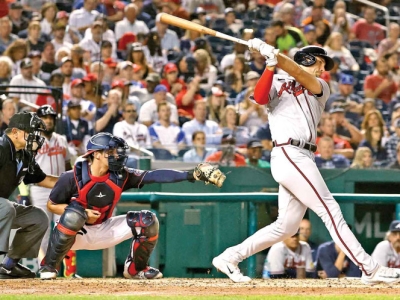 Matt Olson conecta su cuadrangular 53 y le da el triunfo a los Bravos por 10-3 sobre Washington