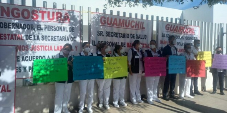 Enfermeros del Évora exigen mesa de diálogo con Cuén