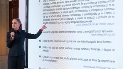 Sheinbaum afirma que pol&iacute;tica de EEUU contra Fentanilo no ser&iacute;a motivo para intervenir en M&eacute;xico tras dichos de Trump