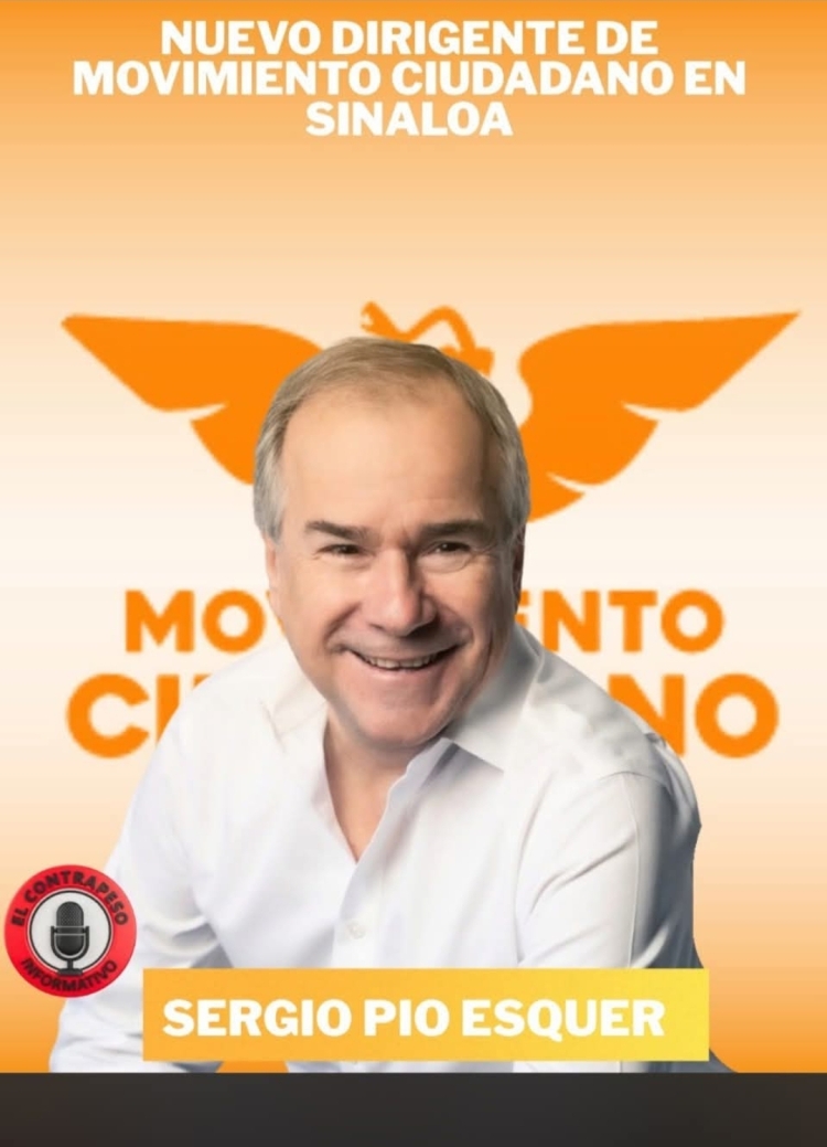 Asume P&iacute;o Esquer la presidencia de Movimiento Ciudadano en Sinaloa