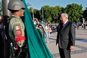 Gobernador Rocha Moya encabeza conmemoraci&oacute;n del 113 Aniversario de la Revoluci&oacute;n Mexicana