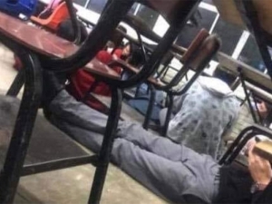 Estudiantes se tiran al piso tras persecuci&oacute;n y balacera en Tamaulipas