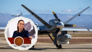 Ingreso de avi&oacute;n militar de EEUU se autoriz&oacute; en octubre; Sheinbaum: "Fue por capacitaci&oacute;n"