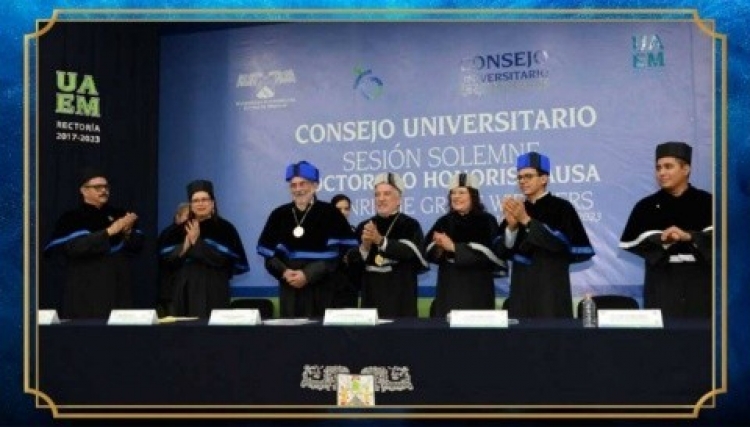 Enrique Graue recibe Doctorado Honoris Causa de la Universidad Aut&oacute;noma de Morelos