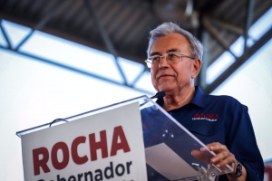 Rocha Moya reconoce desabasto de combustible por protesta de productores, en las plantas de Topolobampo y Guam&uacute;chil