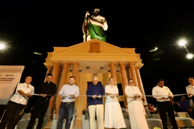 Rocha Moya realiza gira por Badiraguato para la inauguraci&oacute;n del Parque Mirador, entre otras obras tur&iacute;sticas