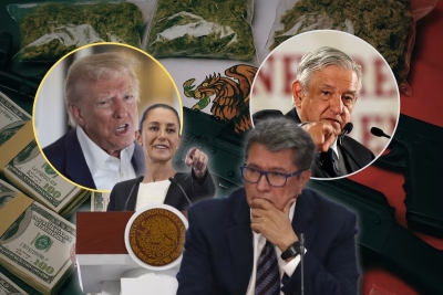 Monreal asegura no figurar en la lista de Trump de políticos mexicanos ligados al narco: &quot;el que nada debe, nada teme&quot;