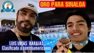 Sinaloense Urias Barajas se ba&ntilde;o de oro y logr&oacute; el boleto a los Centroamericanos de Guatemala