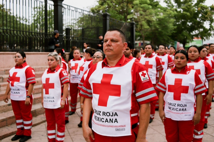 Celebra Cruz Roja el Día Internacional del Socorrista recordando a los compañeros caídos