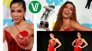 Anitta: El vestido con el que deslumbr&oacute; en los MTV Video Movie Awards; nadie se esperaba tal escote