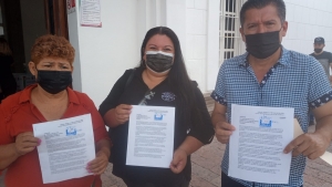 Comerciantes entregan oficio al Alcalde Estrada Ferreiro para retirar la restricci&oacute;n del uso del obligatorio del cubrebocas