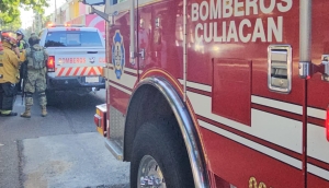 Bombero sufre accidente de tr&aacute;nsito y queda lesionado en la comisar&iacute;a de Bellavista, en la carretera Culiac&aacute;n-Culiacancito