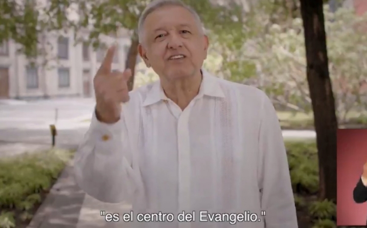 INE solicita a AMLO bajar spot del Informe por utilizar expresiones religiosas