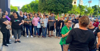 Viudas de polic&iacute;as de Culiac&aacute;n se&ntilde;alaron de retaso en audiencias al exalcalde, Jes&uacute;s Estrada Ferreiro, en juicio en su contra