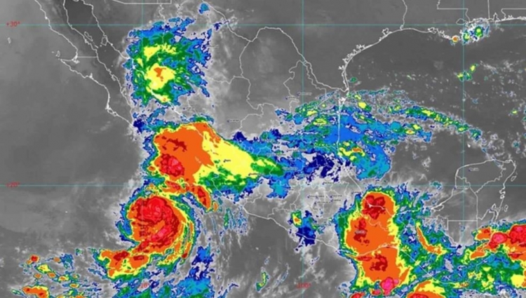 Tormenta &lsquo;Elida&rsquo; prende los focos de alerta en Jalisco y Nayarit ante su llegada