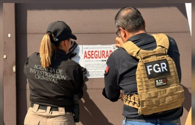 En cumplimiento de una OTI, el Grupo Interinstitucional asegura un veh&iacute;culo, fusil y municiones en Catalu&ntilde;a, en Culiac&aacute;n