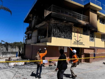 Tr&aacute;gico incendio en orfanato de Hait&iacute;, mueren 15 ni&ntilde;os