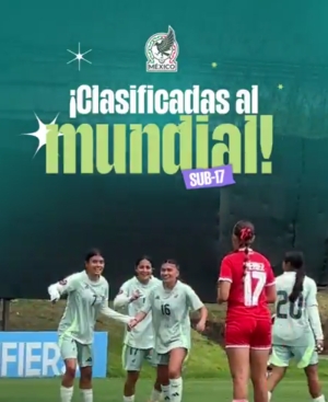 Califica la Sub'17 femenil de M&eacute;xico al Mundial de la especialidad en Marruecos